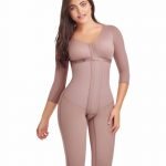 Fájate 11103 Body a la rodilla con cubrimiento de busto y brazos